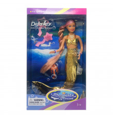 Кукла DEFA 20983 русалка  Золотой