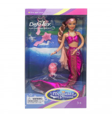 Кукла DEFA 20983 русалка  Розовый