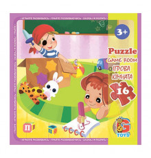 Пазлы детские "Детская площадка" LX06, 16 элементов