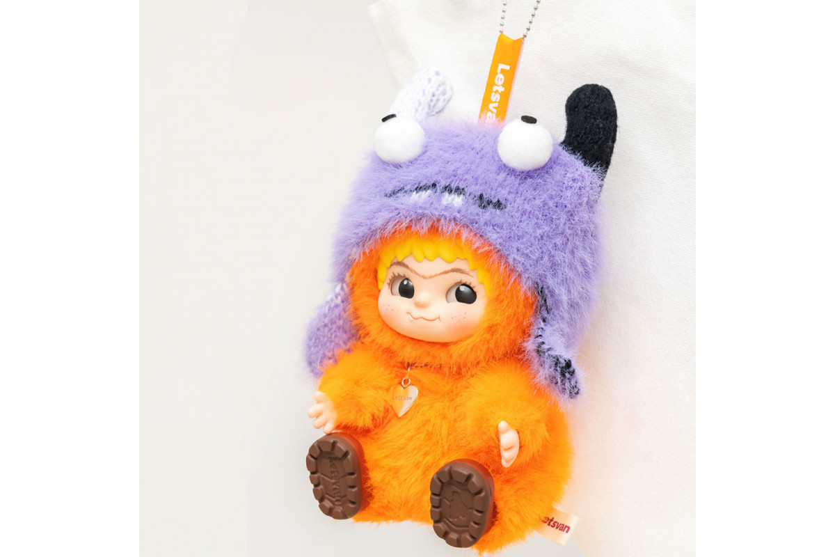 Колекційна м'яка іграшка з кільцем Весела вечірка Pop Top Letsvan 17WK-0601 серії "Wakuku"