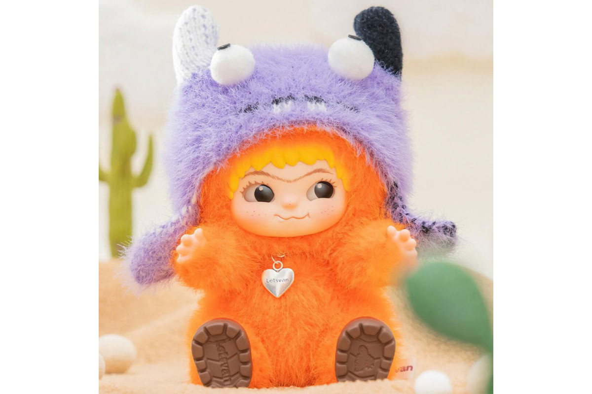 Колекційна м'яка іграшка з кільцем Весела вечірка Pop Top Letsvan 17WK-0601 серії "Wakuku"