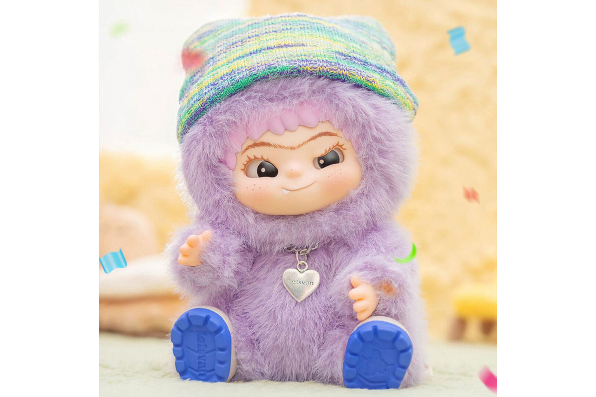 Колекційна м'яка іграшка з кільцем Весела вечірка Pop Top Letsvan 17WK-0601 серії "Wakuku"