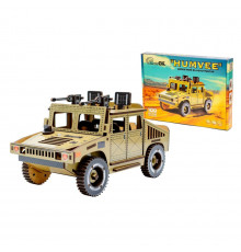 Деревянный 3D конструктор "Humvee" Puz-00927, 100 деталей