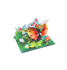 Деревянный пазл 3D "Ladybug" 68036W 49 деталей