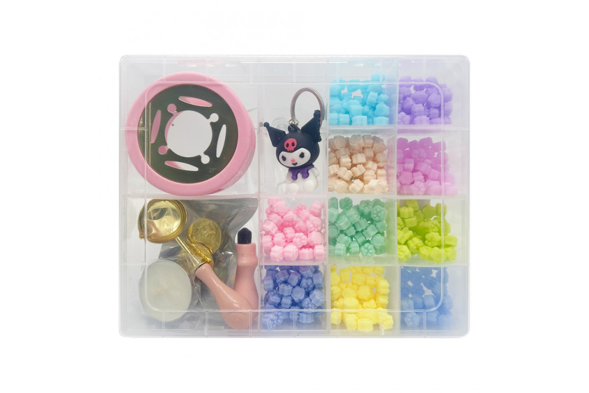 Набір для творчості "Сургучний штамп" C712-5-2, 10 кольорів