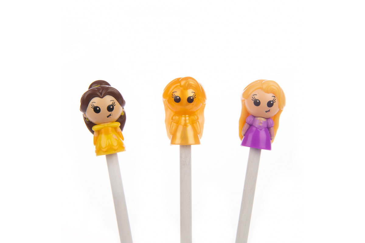 Набор коллекционных фигурок-топеров Принцессы Дисней Sambro DSP20-3980-KV-FO серии "Bop n Tops"