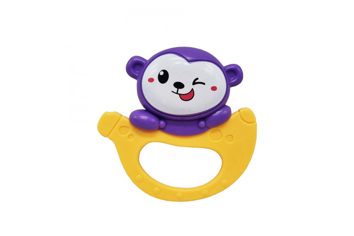 Брязкальце дитяче Мавпа 668-61C в ручку