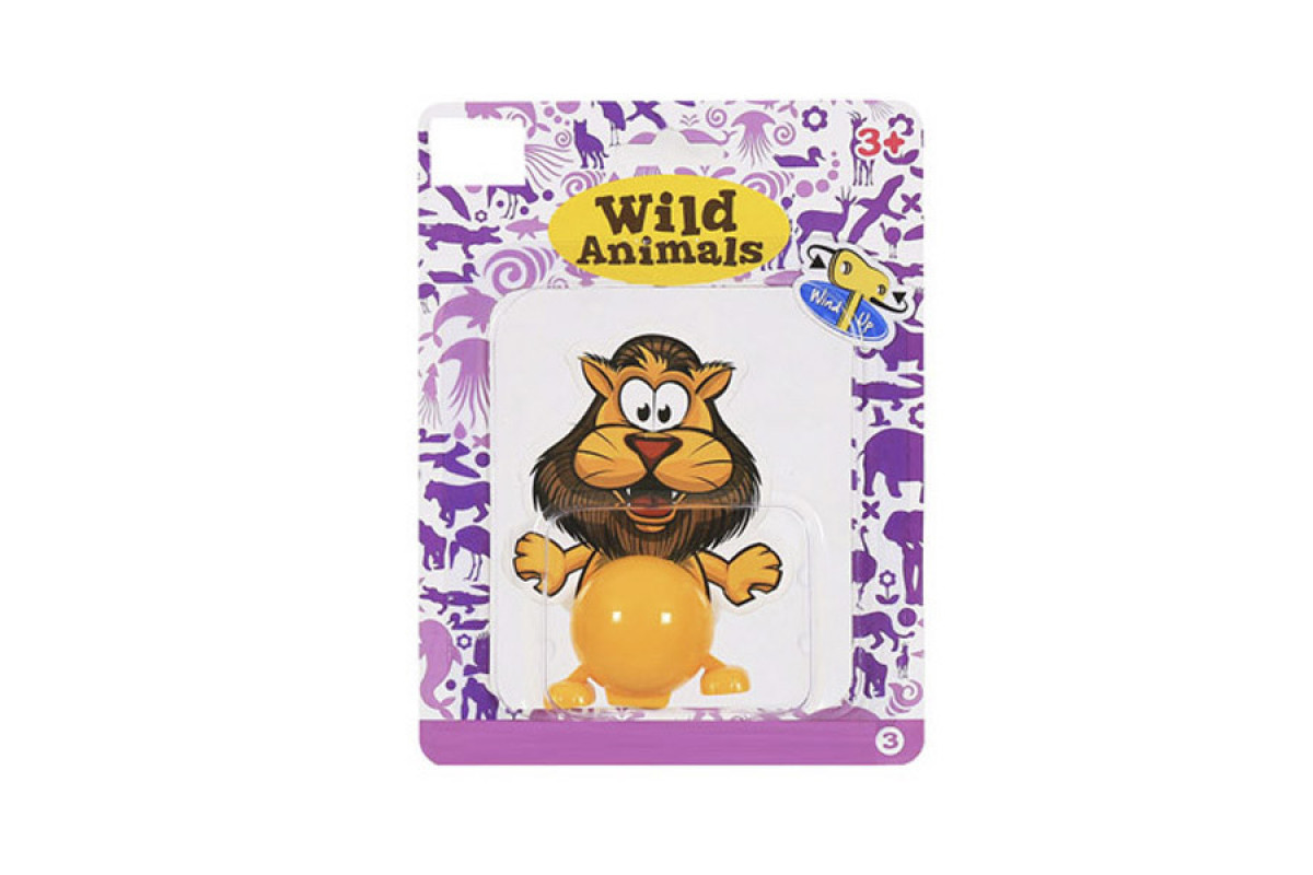 Іграшка заводна "Тварини" 2029A 14 см  Лев