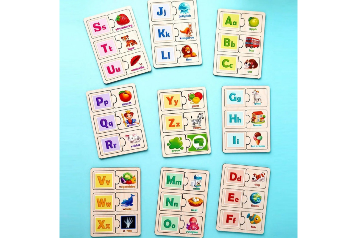 Развивающая детская игра "Английский алфавит" (ПСД253) PSD253 ENG