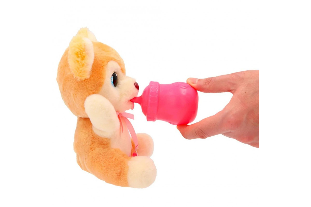 Интерактивная игрушка серии "Yummy" Померанский шпиц Baby Paws 926387IM с аксессуарами