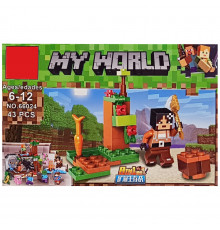 Конструктор детский "Minecraft" 66024K-8, 40 деталей