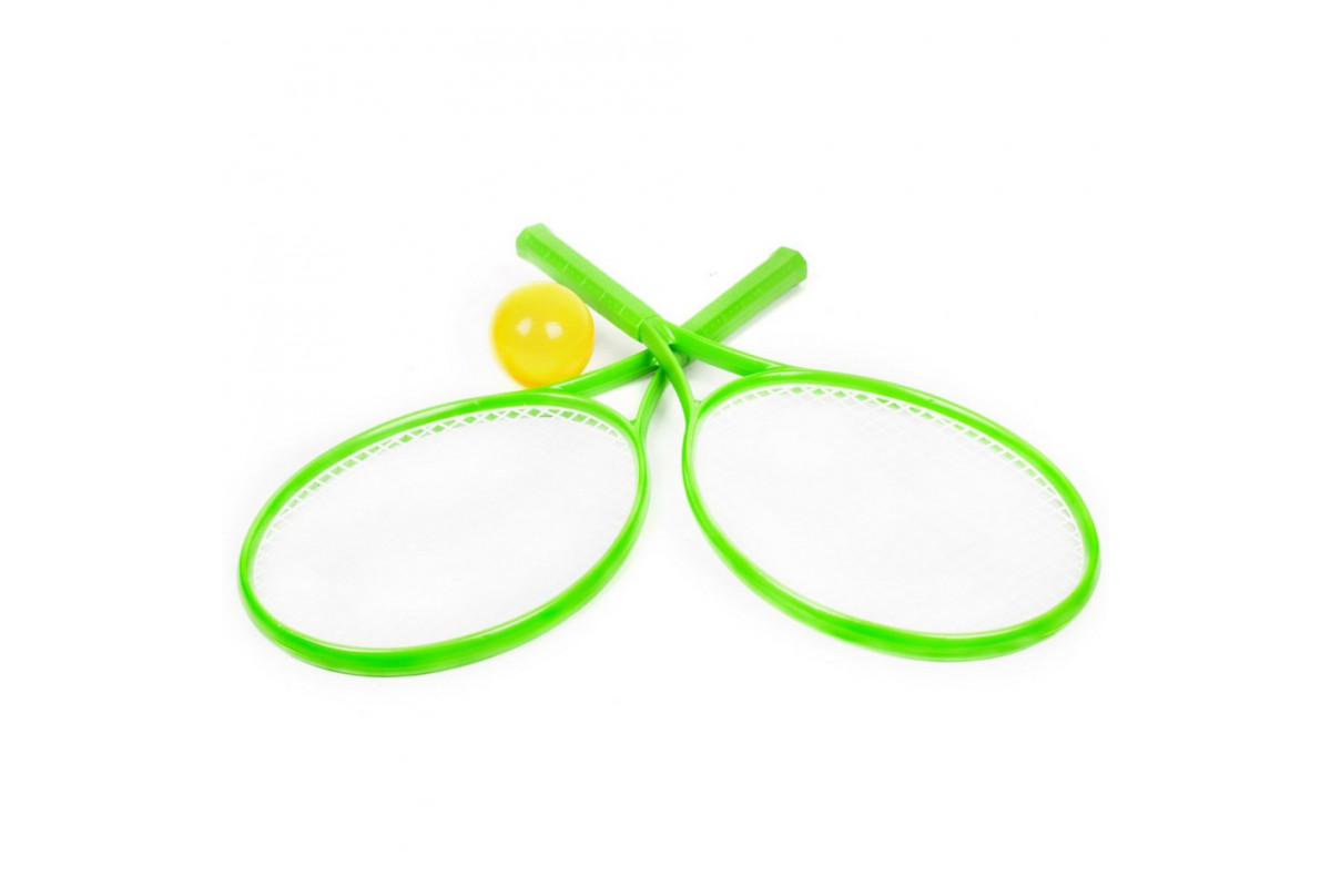 Ігровий набір "Теніс" ТехноК 2957TXK (2 ракетки+м'ячик) Зелений