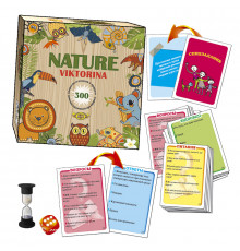 Детская настольная игра "NATURE. Викторина" MKK0602 от 5 лет