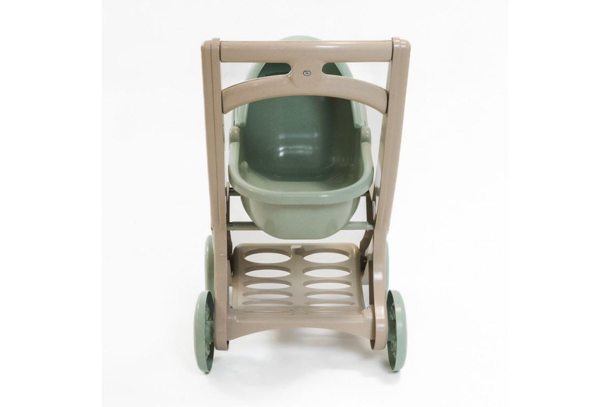 Коляска для ляльок з люлькою 0121/01eco бірюзовий