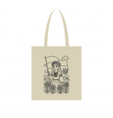 Экосумка для покупок "Свободна и независима" Сумка-шоппер 190CCT-10, 38 x 42 см (190г/м2)