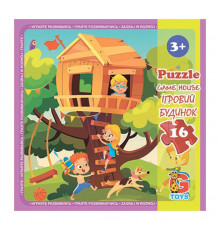 Пазлы детские "Детская площадка" LX07, 16 элементов