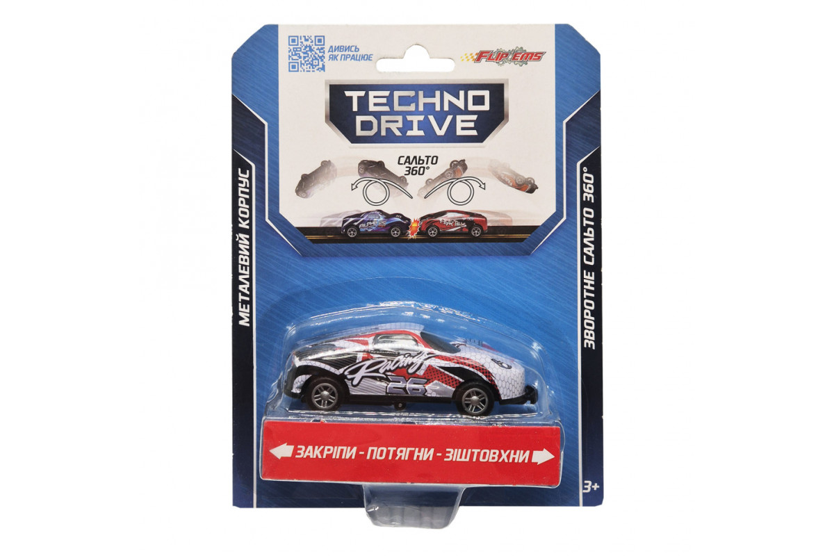 Игровая машинка Крутой переворот Flip'ems TechnoDrive 1312-3 переворот на 360°