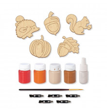 Набір заготовок для створення значків "Осінні мотиви" FDCKW-060