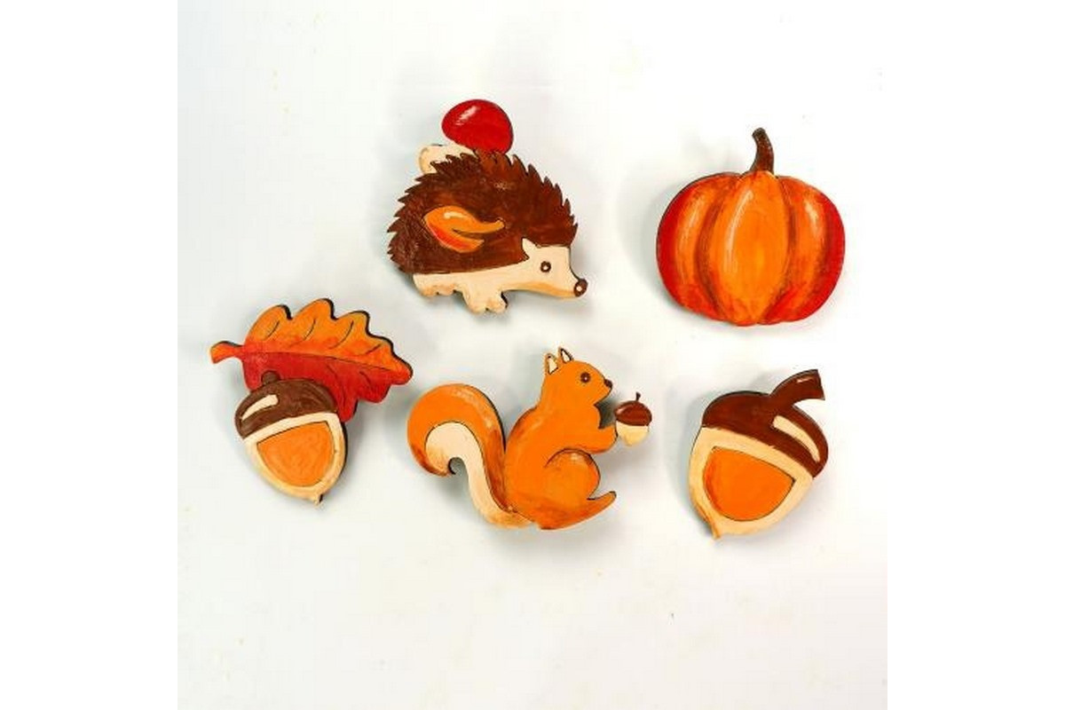 Набір заготовок для створення значків "Осінні мотиви" FDCKW-060