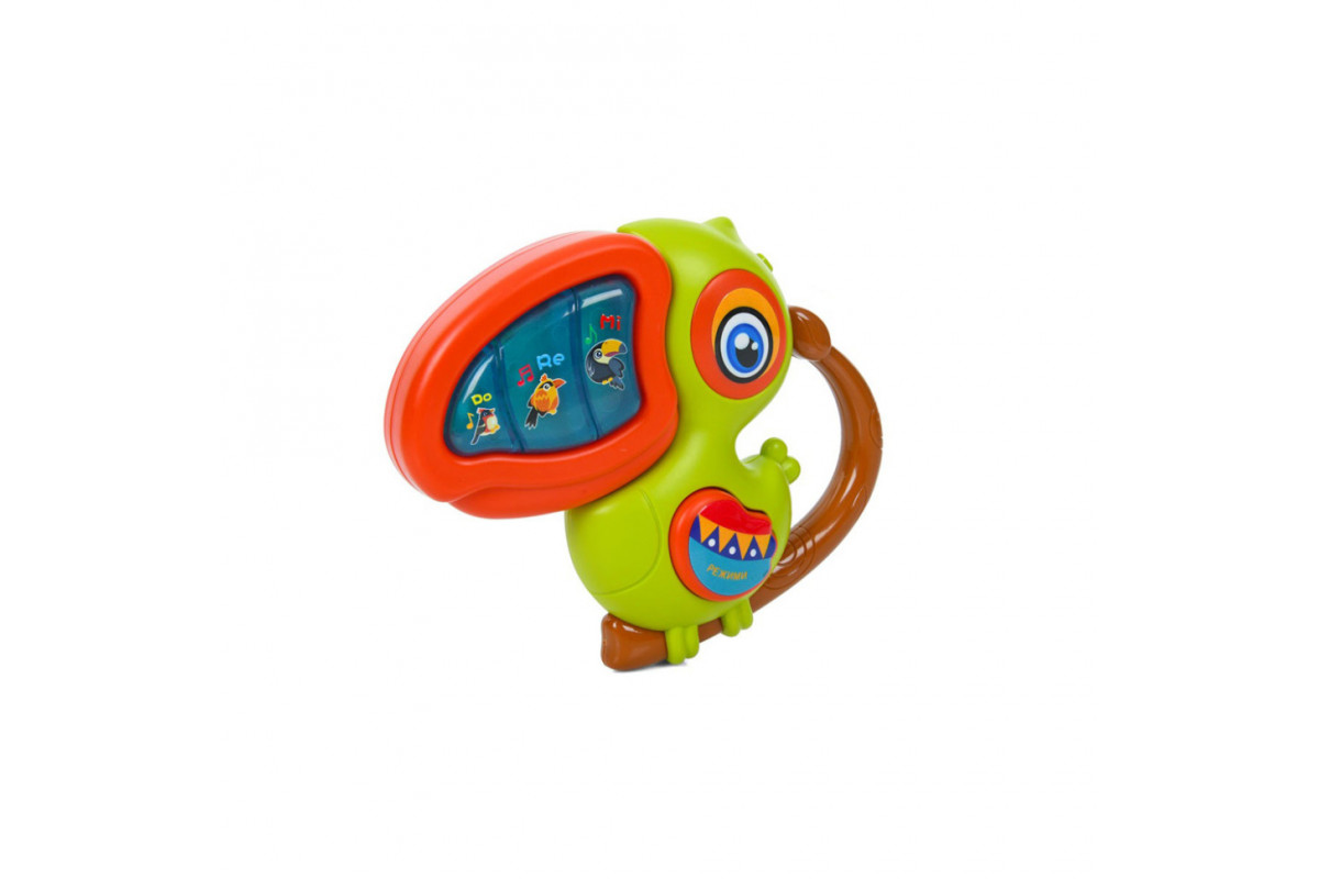 Детское пианино "Попугай" FT0056D 12 см, учебный, музыка, звук