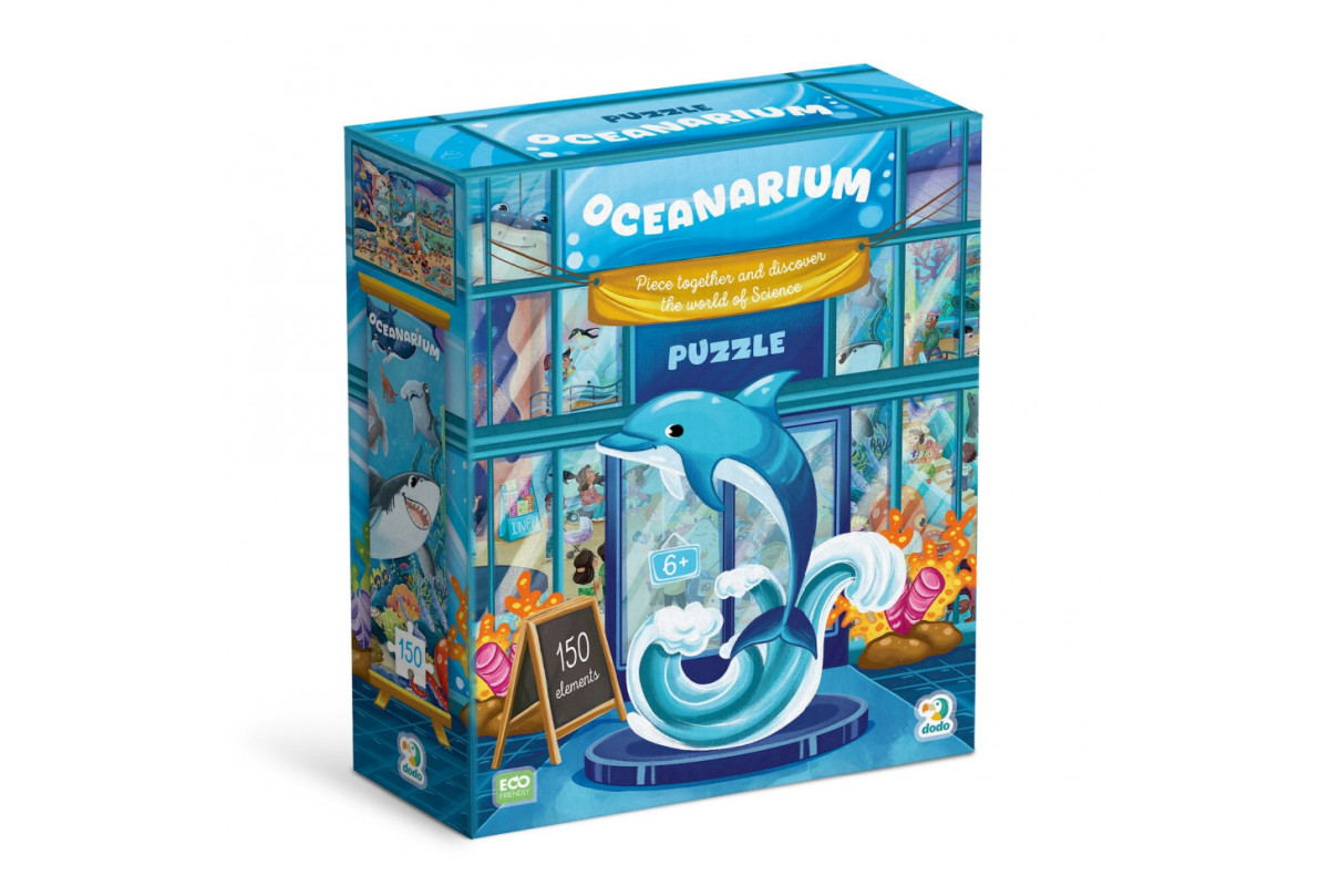 Детский виммельпазл "Музей Океанариум" 300641, 150 элементов