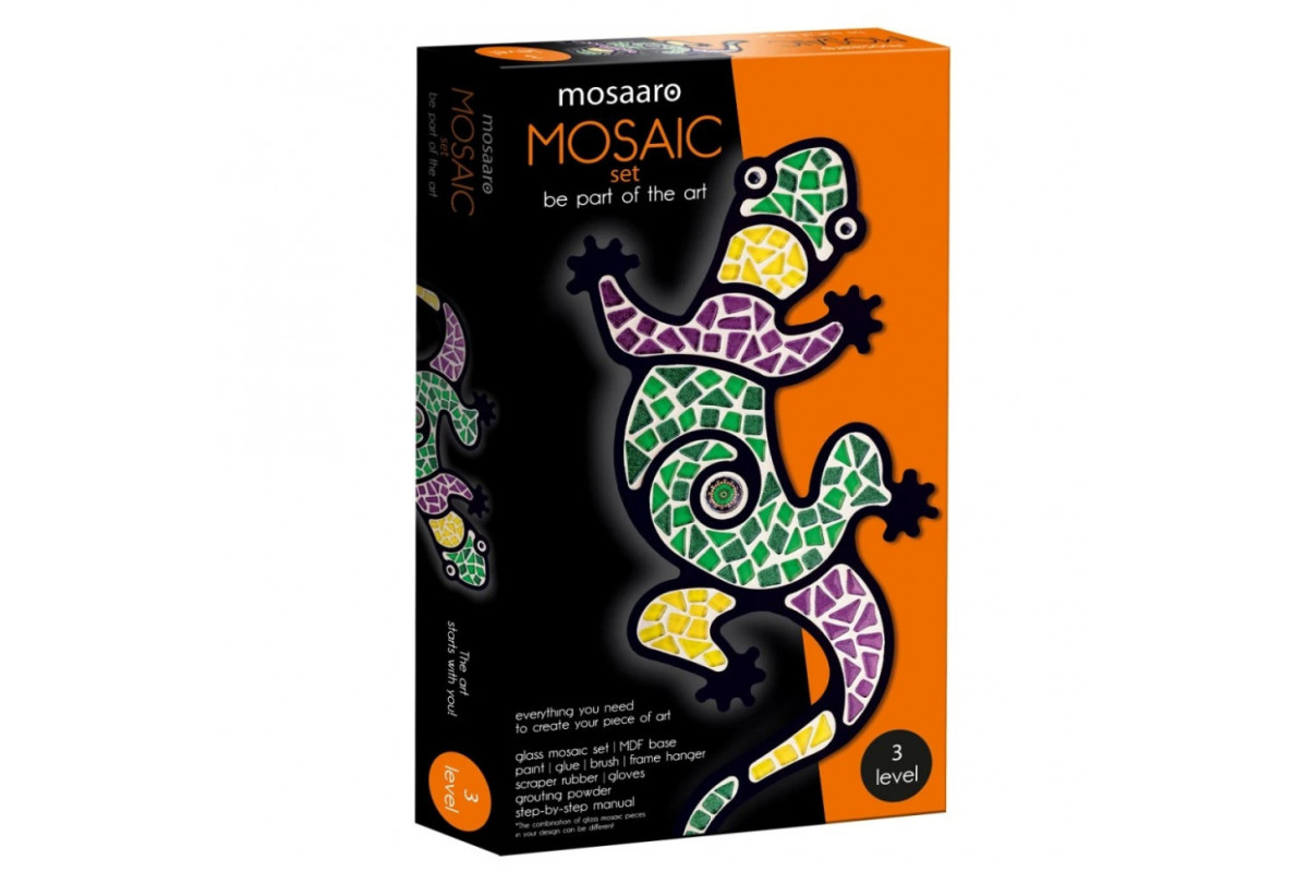 Детский набор для творчества хрустальная мозаика "Ящерица" MA3001