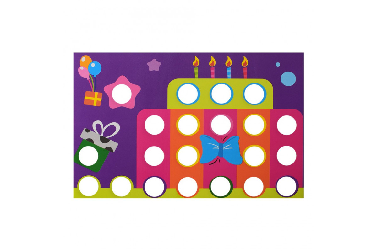 Детская мозаика с крупными деталями 669, 9 картинок