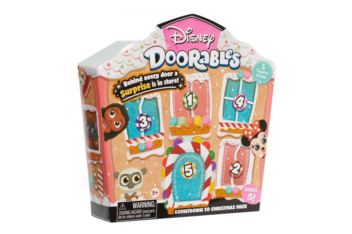 Игровой набор "Большой праздничный домик" Disney Doorables 44637, 5 фигурок